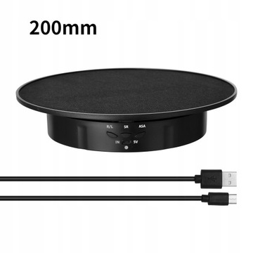 ЭЛЕКТРИЧЕСКАЯ ПОДСТАВКА USB ПОВОРОТНАЯ НА 360° 20см