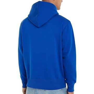 Calvin Klein Jeans bluza męska niebieska ocieplana J30J324102-C6X S