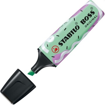 Zakreślacz Boss zielony pastelowy Stabilo