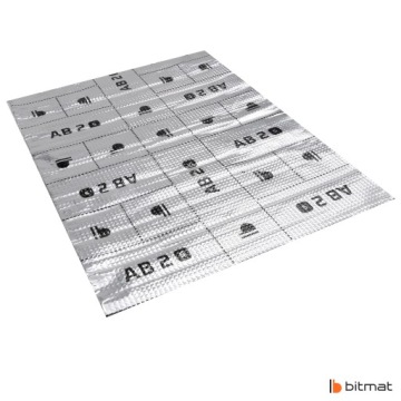ALU + BUTYL BITUMYCOSTING MATA с клейким ребрами жесткости