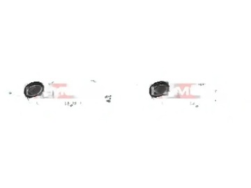 2X TŘMENY BRZDY KAMOKA PŘEDNÍ L+P DO PEUGEOT 406, 607