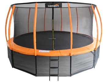TRAMPOLINA OGRODOWA 12ft/366cm SIATKA DRABINKA