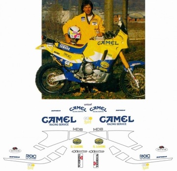 Naklejki XTZ 750 Z SUPER TENERE CAMEL PARIS DAK.