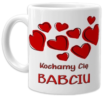 Kubek z nadrukiem grafiką prezent Dzień Babci różne wzory Babcia