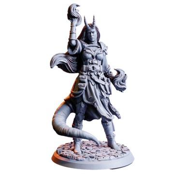 Tiefling Warlock - Tiefling Czarnoksiężnik