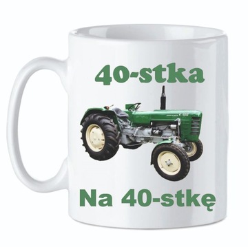 Kubek na 40-ste urodziny 40-stka na 40-stkę