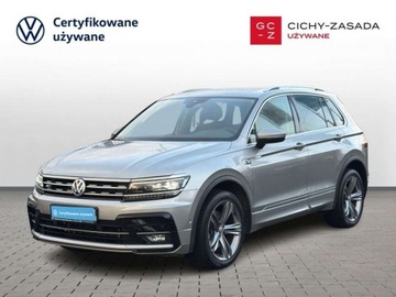 Volkswagen Tiguan II SUV 2.0 TSI 190KM 2019 Volkswagen Tiguan 190 KM 4Motion R-Line LED TOP Virtual Pakiety Salon