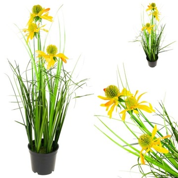 ИСКУССТВЕННАЯ ТРАВА ФЕЙКА РУДБЕКИЯ РОМАШКА ДЕКОРАТИВНАЯ