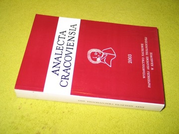 ANALECTA CRACOVIENSIA XXXV (2003)