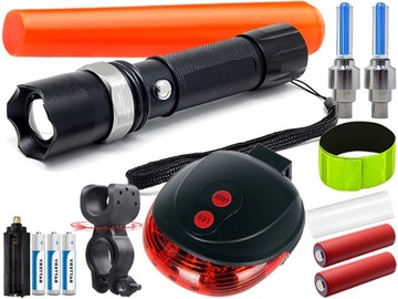 НАБОР ВЕЛОСИПЕДНЫХ ФАКЕЛОВ CREE LED 1000Вт 800Л