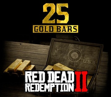 Red Dead Online - 25 Gold Bars XBOX One Automat Klucz Bez VPN