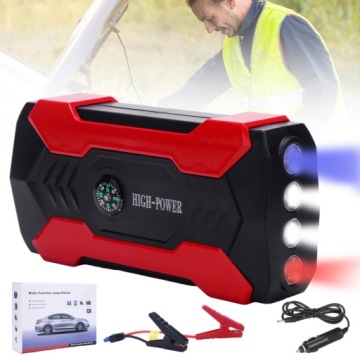 Startér Powerbank Do Automobilu LCD displej A Led Osvětlením