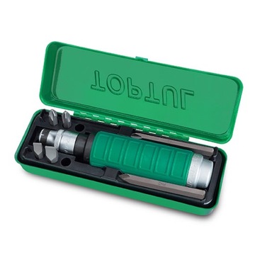 ОТВЕРТКА УДАРНАЯ ОТВЕРТКА ДЛЯ НАТЯЖКИ НАСАДОК 8 EL TOPTUL GAAD0808 МЕТАЛЛИЧЕСКАЯ КОРОБКА