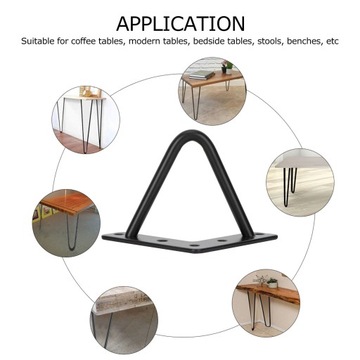 Ножка стола из кованого железа в форме 4 шт.