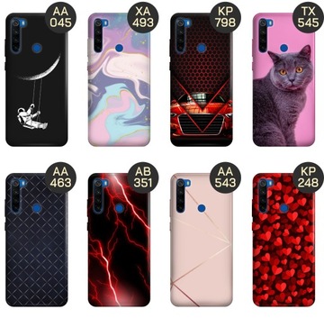 ЧЕХОЛ ДЛЯ XIAOMI REDMI Note 8T ТОП100 ДИЗАЙНЕРСКИХ ОБРАЗЦОВ С КОРПУСОМ С ПРИНТОМ + СТЕКЛО