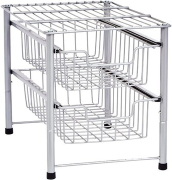 Organizer kuchenny AmazonBasics KTC-002SL srebrny 42 x 27 x 31 cm