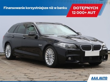 BMW Seria 5 F10-F11 Touring Facelifting 525d 218KM 2016 BMW 5 525d, 214 KM, Automat, Skóra, Navi, Xenon