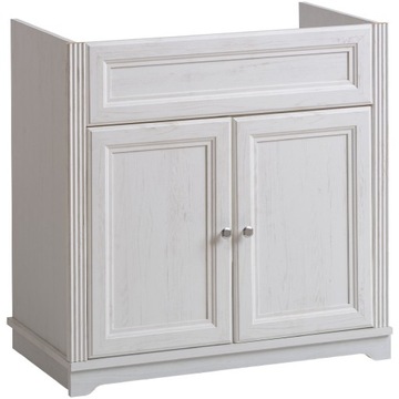 Szafka pod umywalkę 80 cm PALACE WHITE 821