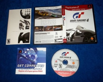 GRAN TURISMO 4 HD 480P 1080i PS2 NTSC USA jak NOWA UNIKAT OPIS DVD DL 9 GB