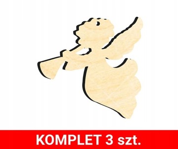 ДЕРЕВЯННЫЕ ЁЛОЧНЫЕ УКРАШЕНИЯ Z21 3 шт.
