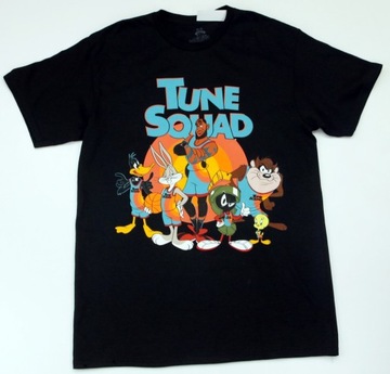 Koszulka męska młodzieżowa T-shirt Space Jam Kosmiczny Mecz Tune Squad r. M