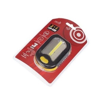 LATARKA WARSZTATOWA COB + 3 LED MOCOWANIE NA MAGNES I HACZYK