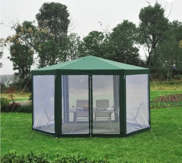 САДОВЫЙ ПАВИЛЬОН КОММЕРЧЕСКАЯ ПАЛАТКА + МОСКИТНАЯ СЕТКА 4х4м