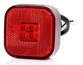LAMPA OBRYSOWA FRISTOM LED FT-027 CZERWONA