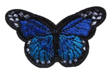 ŁATKA NASZYWKA MOTYLEK APLIKACJA 4,6cm x 6.6cm -W3