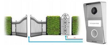 HIKVISION ЖК-ВИДЕОИНТЕРФОН, НАВЕРХНОСТНАЯ КАМЕРА, 2 Мпикс.