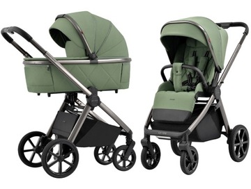 Wózek Wielofunkcyjny 2w1 CARRELLO OMEGA Lekki Kompaktowy Duże Koła +ADAPTER