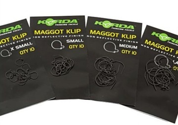 Agrafki do przynęt Maggot Clip Small - KORDA