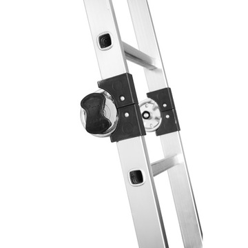 Алюминиевая шарнирная телескопическая лестница 4x4 DRABEST