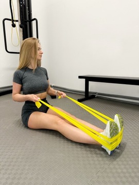 Набор из 6 реабилитационных лент для упражнений Majestic Sport