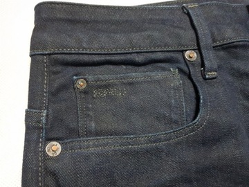 G-STAR RAW - 3301 SLIM W32L32 pas 87 cm IGŁA STAN '