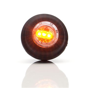 Lampa LED pozyc. boczna pomarańczowa okrągła (670)