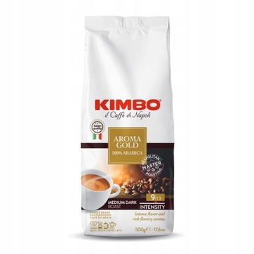 Кофе Kimbo Aroma Gold в зернах 1кг.