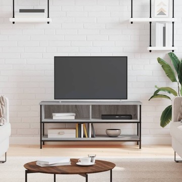 SZAFKA POD TV SZARY DĄB SONOMA 100X35X45CM