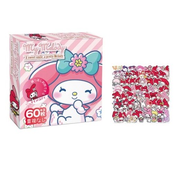 60 наклеек Sanrio Hello Kitty для детей и девочек, милый мультфильм своими руками