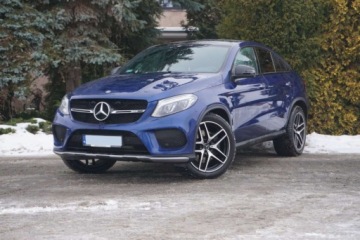 Mercedes GLE W166/C292 SUV AMG 3.0 450 AMG 367KM 2017 Mercedes-Benz GLE 43AMG 1rej. 2018 Panorama 4Matic Tempomat Kamera H