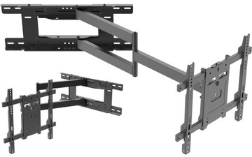 Uchwyt TV Dlugie Ramie 92cm Wieszak do Telewizora 26-65 cali EXTRA MOCNY