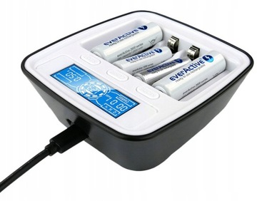 Аккумуляторное зарядное устройство NC-1000M NI-MH Батарея AAA AAA R3 R6 USB-C FAST