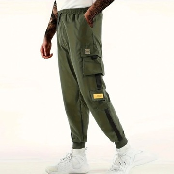 Classic Design Multi Flap Pockets Cargo Pants Men'