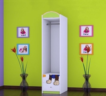 ШКАФ HAPPY SZ01-B - ЗЕЛЕНЫЙ - МЕБЕЛЬ ДЛЯ КОМНАТЫ