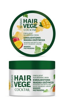 SESSIO HAIR VEGE COCKTAIL EMOLLIENT NOURISHING MASK - смягчающая маска для