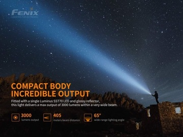 Fenix ​​PD40R V2.0 3000 ТОП многофункциональный фонарь