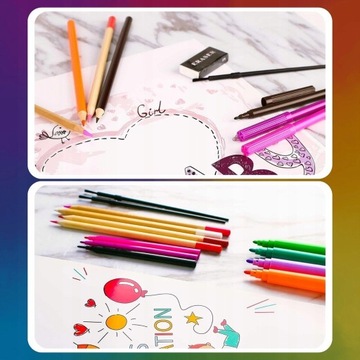 ХУДОЖЕСТВЕННЫЙ НАБОР ДЛЯ РИСОВАНИЯ 258+ ГРАФИЧЕСКИЙ ПЛАНШЕТ И БЕСПЛАТНАЯ ЭЛЕКТРОННАЯ КНИГА