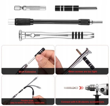 НАБОР ТОЧНЫХ ОТВЕРТОК-БИТ RT0140 ДЛЯ ТЕЛЕФОНОВ И ПЛАНШЕТОВ 110в1