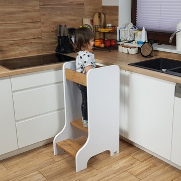 Kitchen Helper pomocnik biało-dębowy KH-220