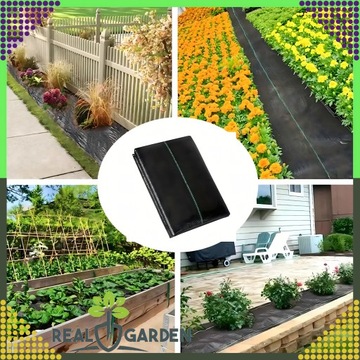 Агротекстиль 70г 0,8м x 50м Черный УФ агротекстильный коврик против сорняков